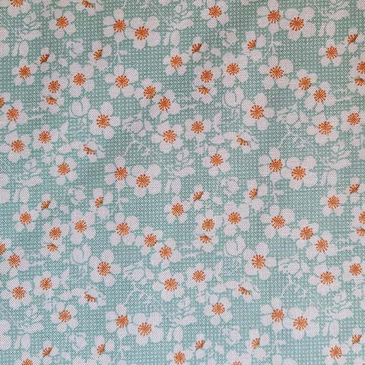 Tilda Quilt Collection Cherry Blossom Teal